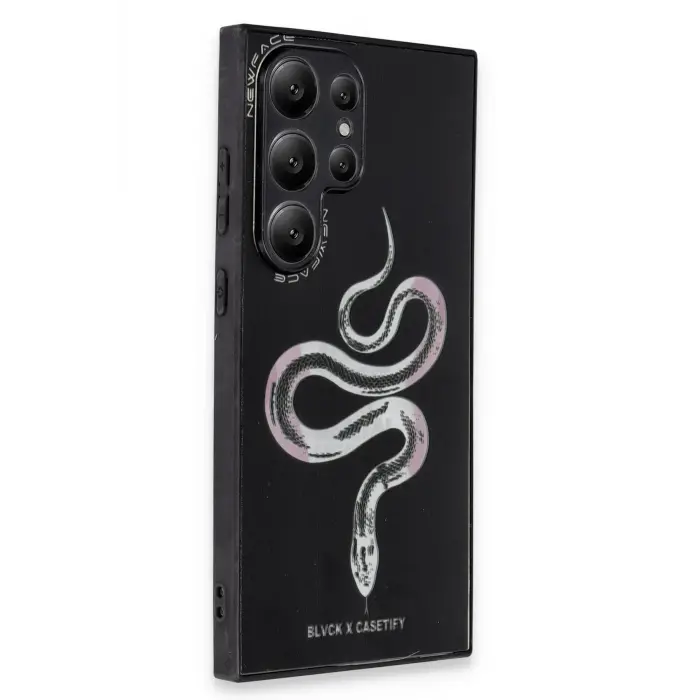 Lopard Samsung Galaxy S23 Ultra Kılıf Mirror Desenli Kapak - Mirror - 13