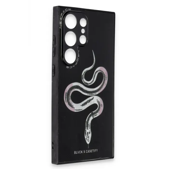 Lopard Samsung Galaxy S23 Ultra Kılıf Mirror Desenli Kapak - Mirror - 13