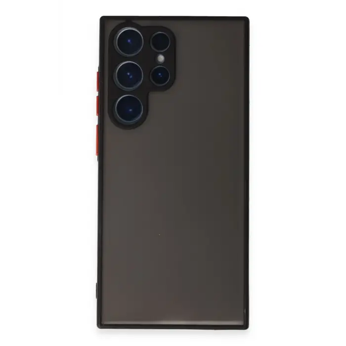 Lopard Samsung Galaxy S23 Ultra Kılıf Montreal Silikon Kapak - Siyah