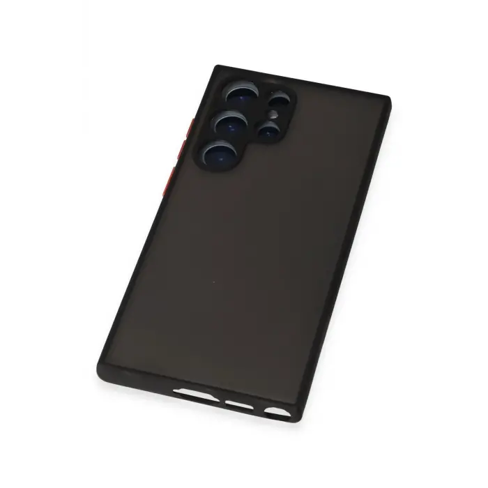 Lopard Samsung Galaxy S23 Ultra Kılıf Montreal Silikon Kapak - Siyah