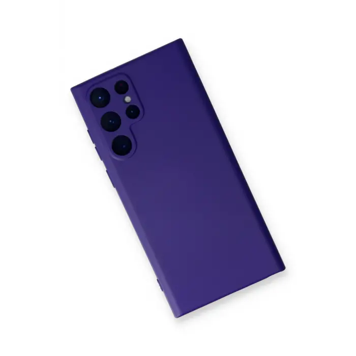 Lopard Samsung Galaxy S23 Ultra Kılıf Nano İçi Kadife Silikon - Mor