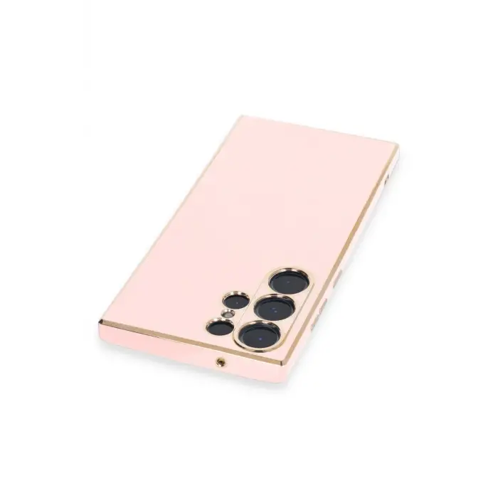 Lopard Samsung Galaxy S23 Ultra Kılıf Volet Silikon - Pembe