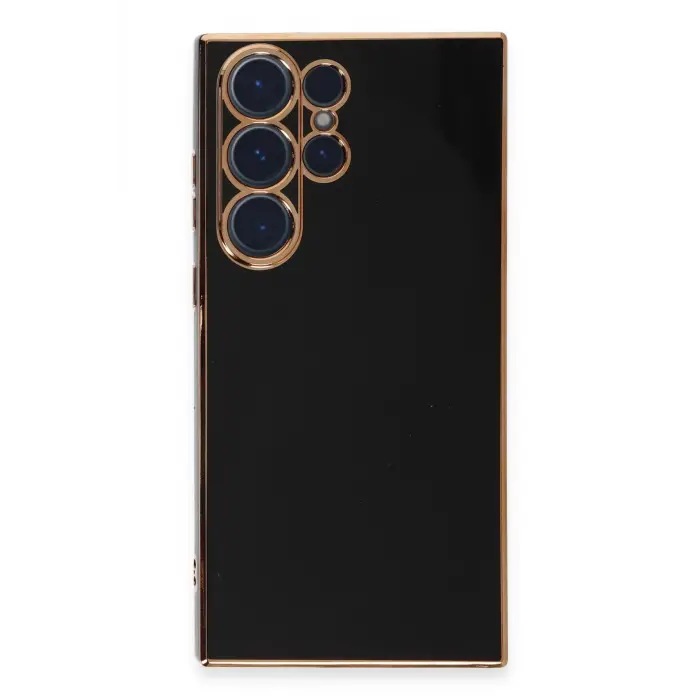 Lopard Samsung Galaxy S23 Ultra Kılıf Volet Silikon - Siyah