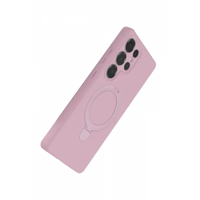 Lopard Samsung Galaxy S23 Ultra Regal Magsafe Standlı Kapak - Açık Pembe