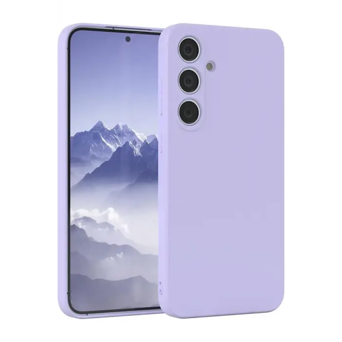 Lopard Samsung Galaxy S24 Fe Kılıf First Silikon - Lila