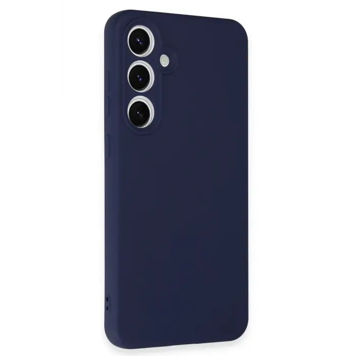 Lopard Samsung Galaxy S24 Fe Kılıf Nano İçi Kadife Silikon - Lacivert