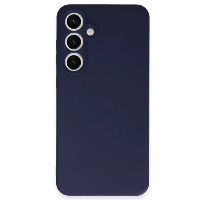 Lopard Samsung Galaxy S24 Fe Kılıf Nano İçi Kadife Silikon - Lacivert