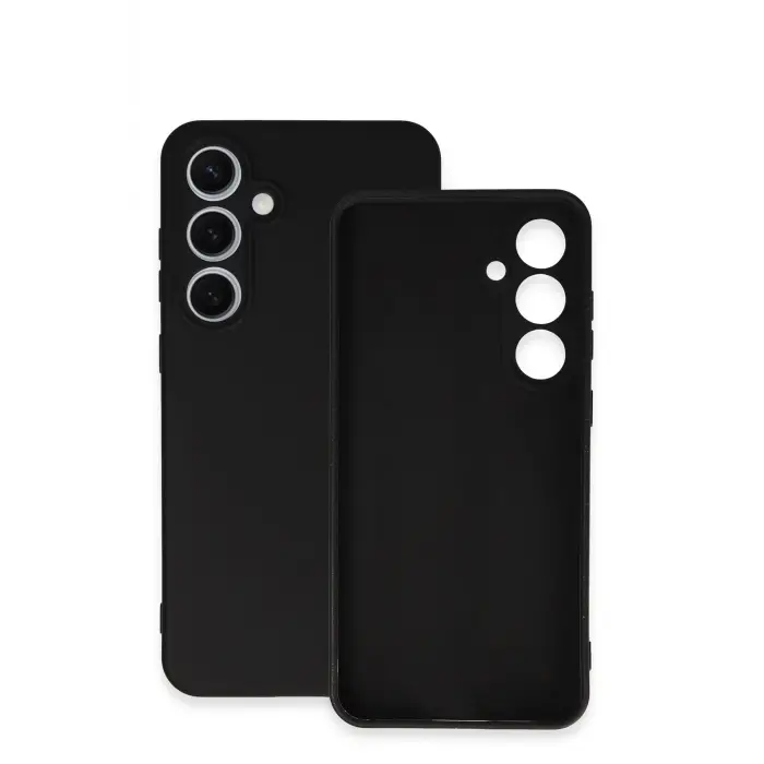 Lopard Samsung Galaxy S24 Fe Kılıf Nano İçi Kadife Silikon - Siyah