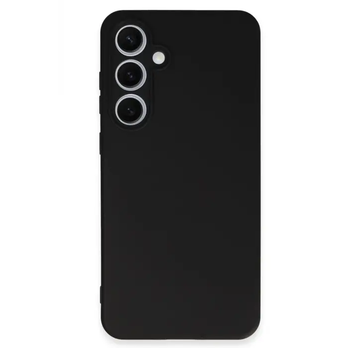 Lopard Samsung Galaxy S24 Fe Kılıf Nano İçi Kadife Silikon - Siyah