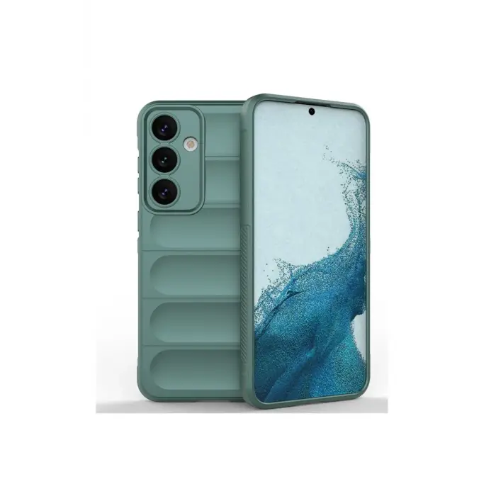 Lopard Samsung Galaxy S24 Fe Kılıf Optimum Silikon - Koyu Yeşil