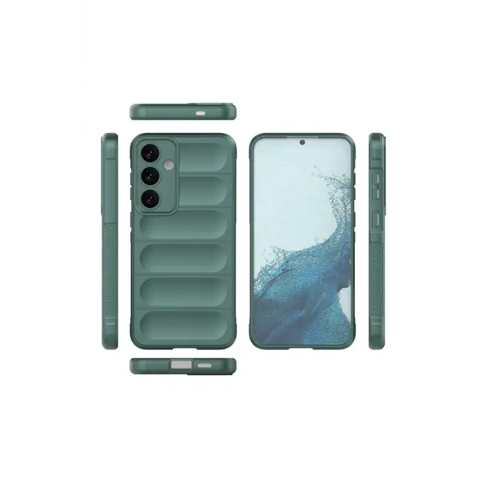 Lopard Samsung Galaxy S24 Fe Kılıf Optimum Silikon - Koyu Yeşil