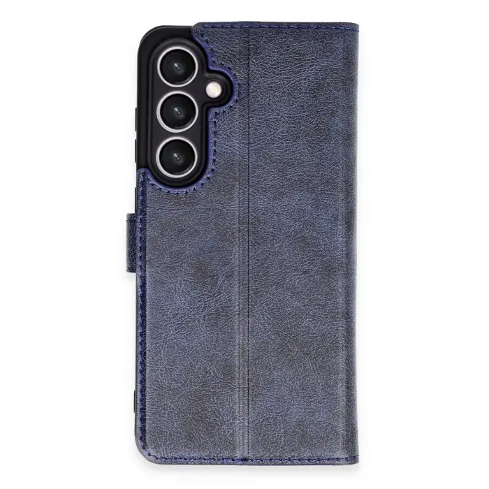 Lopard Samsung Galaxy S24 Fe Kılıf Trend S Plus Kapaklı Kılıf - Lacivert