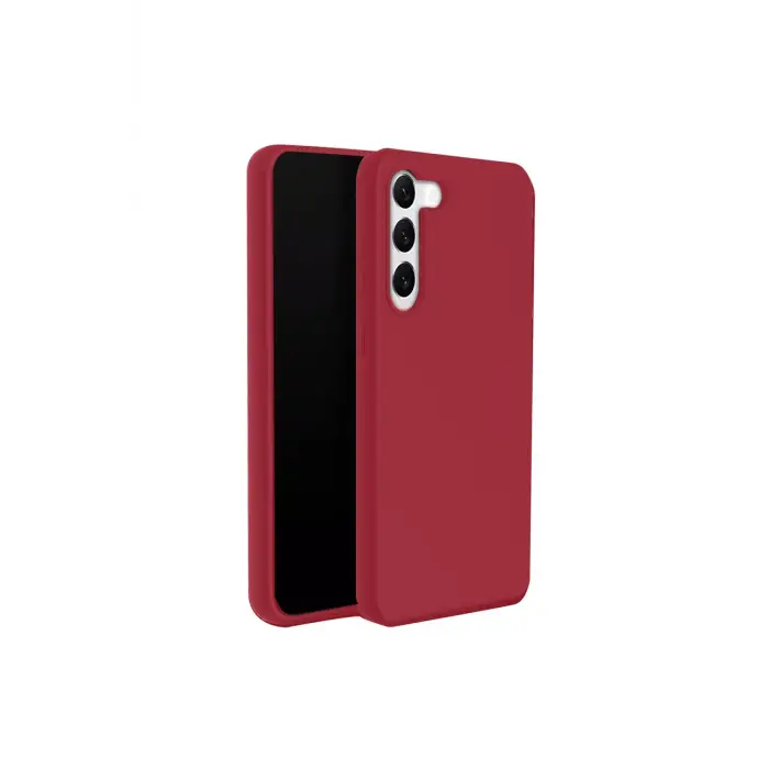 Lopard Samsung Galaxy S24 Kılıf First Silikon - Kırmızı