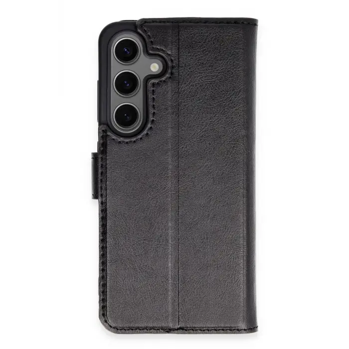 Lopard Samsung Galaxy S24 Kılıf Trend S Plus Kapaklı Kılıf - Siyah