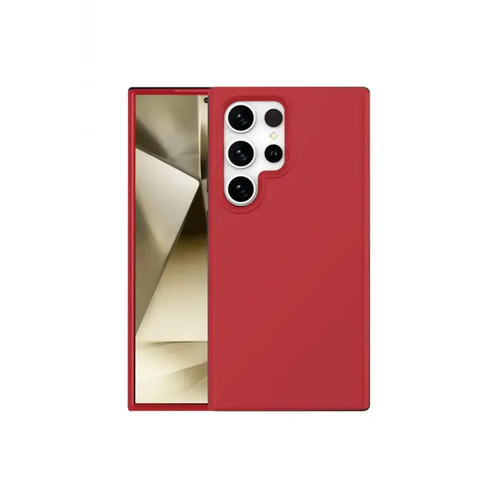 Lopard Samsung Galaxy S24 Ultra Kılıf First Silikon - Kırmızı