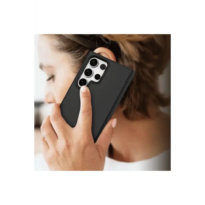 Lopard Samsung Galaxy S24 Ultra Kılıf First Silikon - Siyah