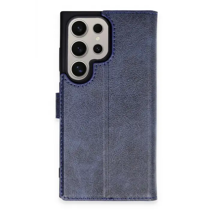 Lopard Samsung Galaxy S24 Ultra Kılıf Trend S Plus Kapaklı Kılıf - Lacivert