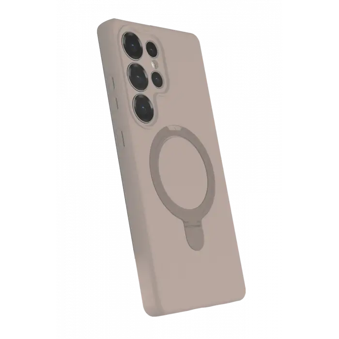Lopard Samsung Galaxy S24 Ultra Regal Magsafe Standlı Kapak - Çöl Titanyum