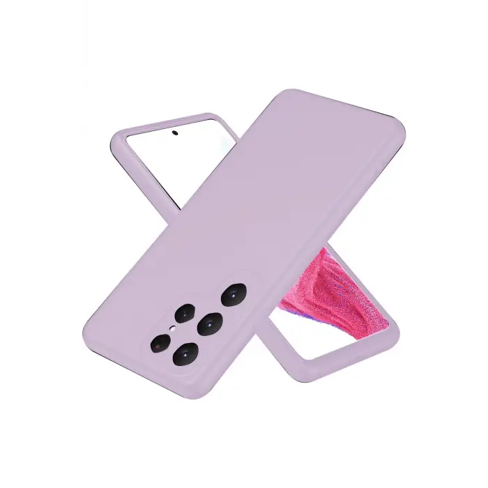 Lopard Samsung Galaxy S25 Ultra Kılıf First Silikon - Lila