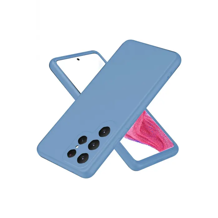 Lopard Samsung Galaxy S25 Ultra Kılıf First Silikon - Mavi