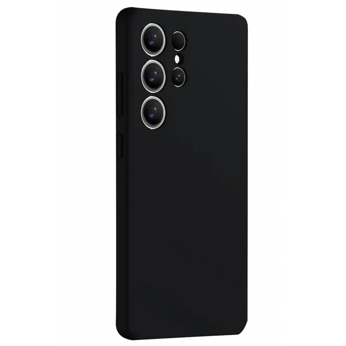 Lopard Samsung Galaxy S25 Ultra Kılıf Nano İçi Kadife Silikon - Siyah