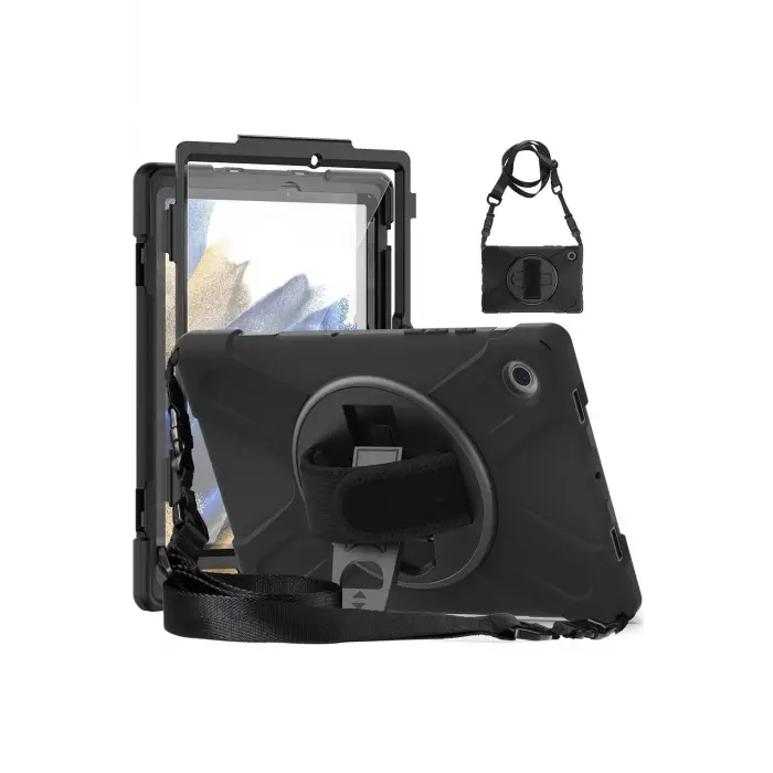 Lopard Samsung Galaxy Tab A9 Kılıf Amazing Tablet Kapak - Siyah