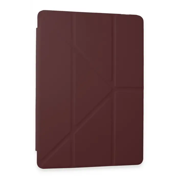 Lopard Samsung Galaxy Tab A9 Kılıf Kalemlikli Mars Tablet Kılıfı - Mürdüm