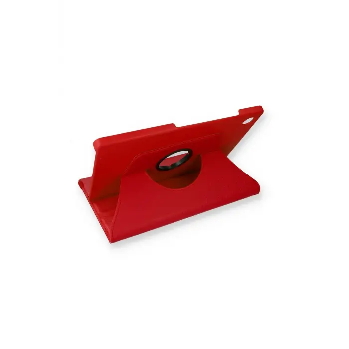 Lopard Samsung Galaxy Tab A9 Plus Kılıf 360 Tablet Deri Kılıf - Kırmızı