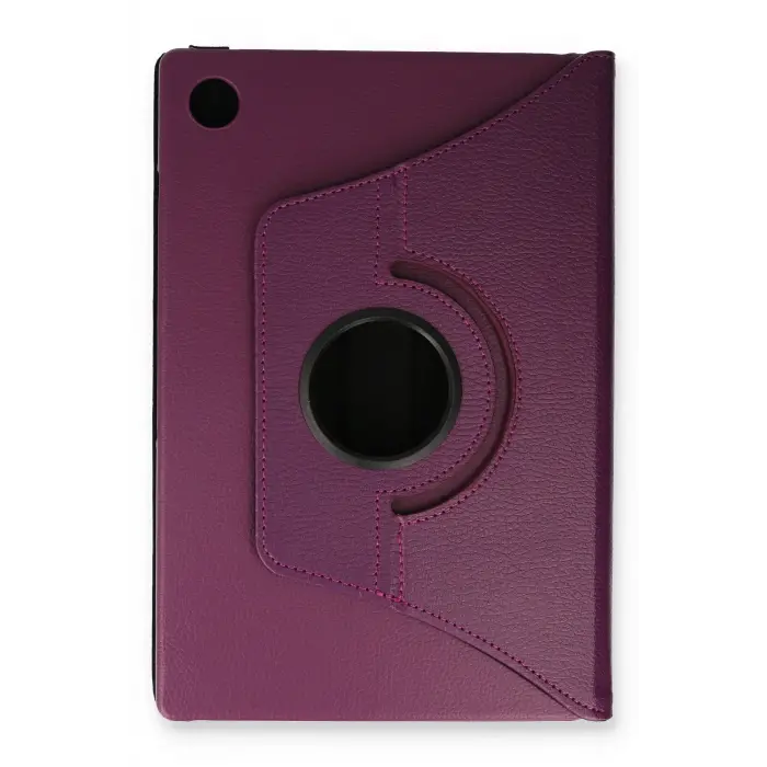 Lopard Samsung Galaxy Tab A9 Plus Kılıf 360 Tablet Deri Kılıf - Mürdüm