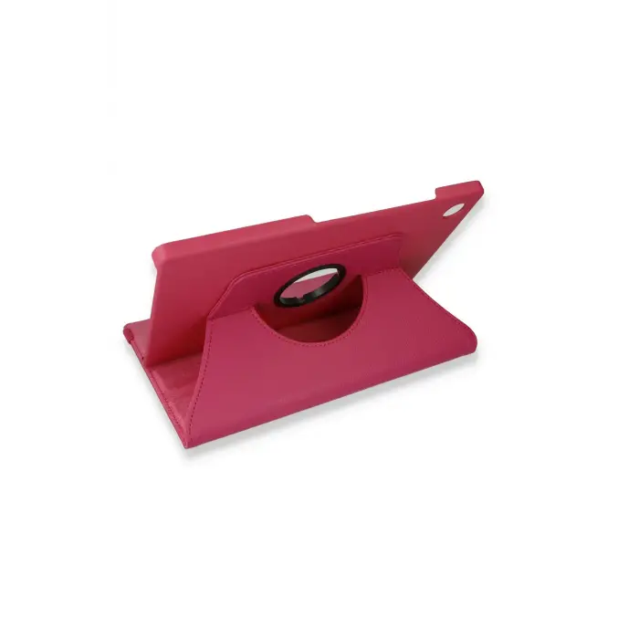 Lopard Samsung Galaxy Tab A9 Plus Kılıf 360 Tablet Deri Kılıf - Pembe