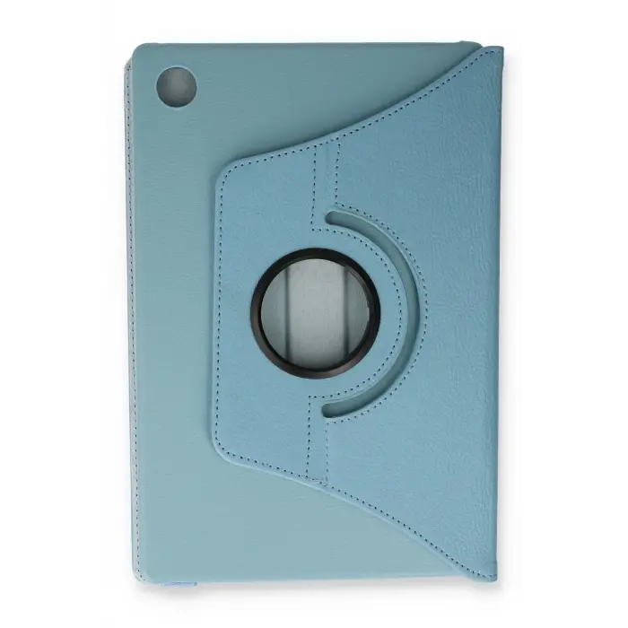 Lopard Samsung Galaxy Tab A9 Plus Kılıf 360 Tablet Deri Kılıf - Turkuaz