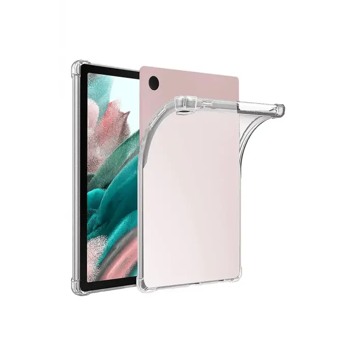 Lopard Samsung Galaxy X510 Tab S9 Fe 11 Kılıf Anti Shock Tablet Silikon - Şeffaf