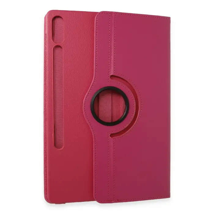 Lopard Samsung Galaxy X610 Tab S9 Fe Plus 12.4 Kılıf 360 Tablet Deri Kılıf - Pembe