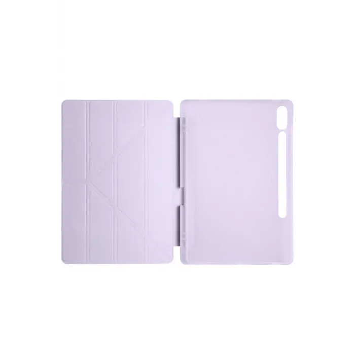 Lopard Samsung Galaxy X610 Tab S9 Fe Plus 12.4 Kılıf Kalemlikli Mars Tablet Kılıfı - Açık Mor