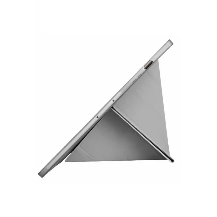 Lopard Samsung Galaxy X610 Tab S9 Fe Plus 12.4 Kılıf Kalemlikli Mars Tablet Kılıfı - Koyu Gri