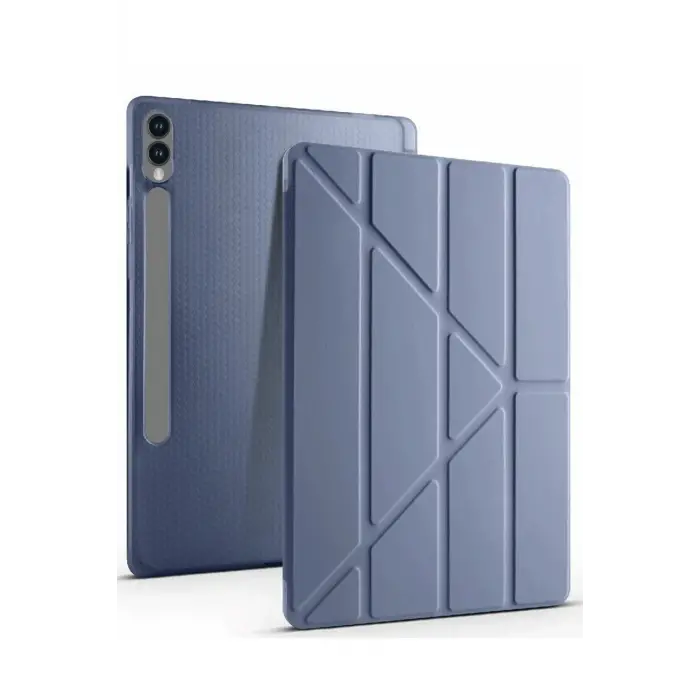 Lopard Samsung Galaxy X610 Tab S9 Fe Plus 12.4 Kılıf Kalemlikli Mars Tablet Kılıfı - Lavender