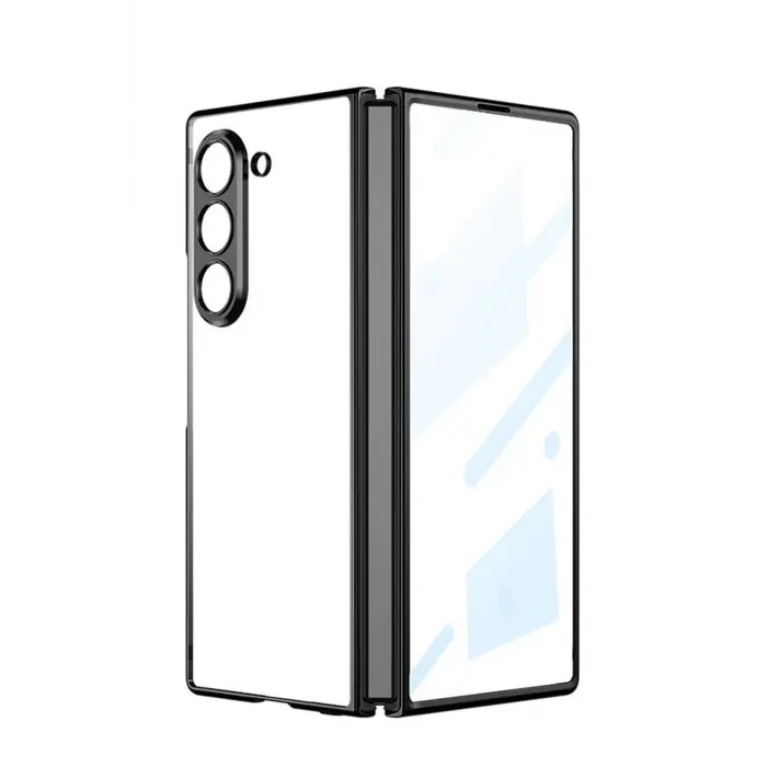 Lopard Samsung Galaxy Z Fold 5 Kılıf Fold Element Kapak - Siyah