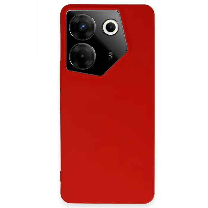 Lopard Tecno Camon 20 Pro 5g Kılıf First Silikon - Kırmızı