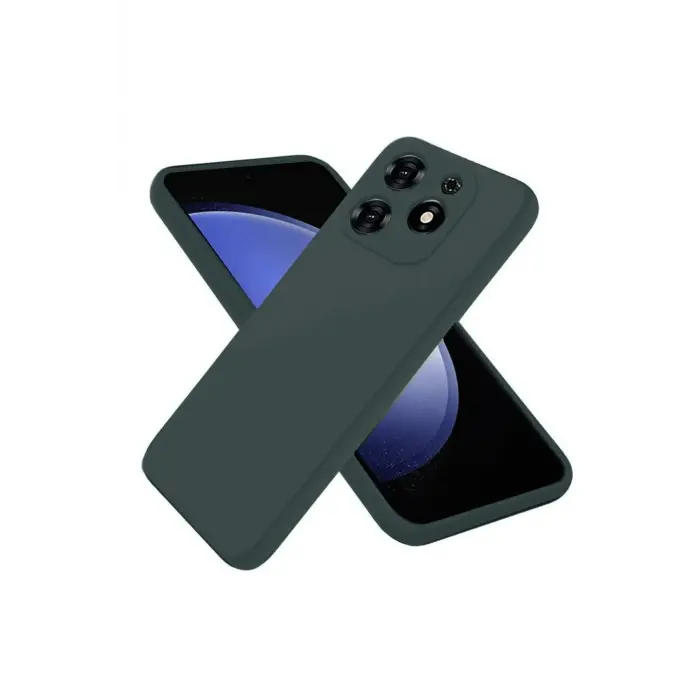 Lopard Tecno Spark Go 2024 Kılıf First Silikon - Koyu Yeşil