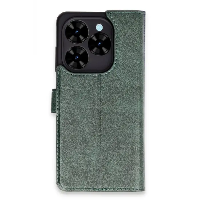 Lopard Tecno Spark Go 2024 Kılıf Trend S Plus Kapaklı Kılıf - Yeşil