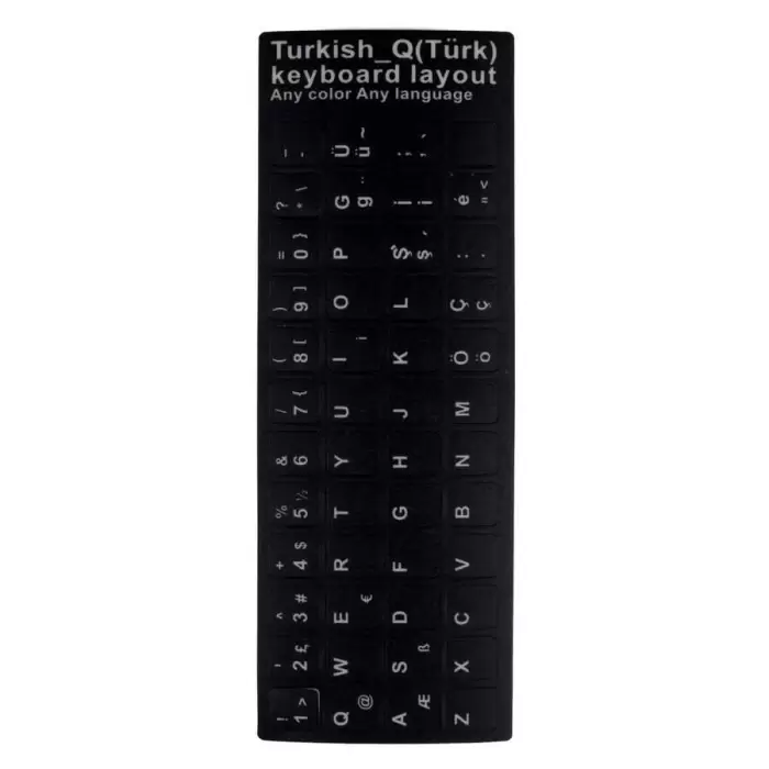 Lopard Türkçe Karakter Klavye Tuş Koruyucu Sticker