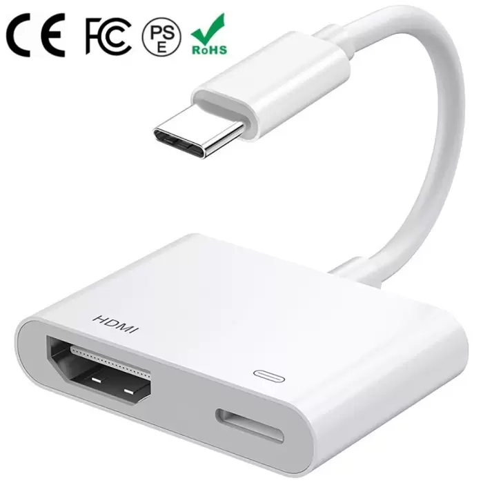 Lopard Type-c To Type-c Pd100w + Hdmı 4k@30hz 2in1 Adaptör