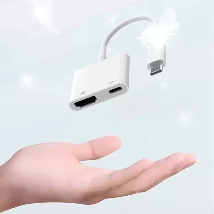 Lopard Type-c To Type-c Pd100w + Hdmı 4k@30hz 2in1 Adaptör