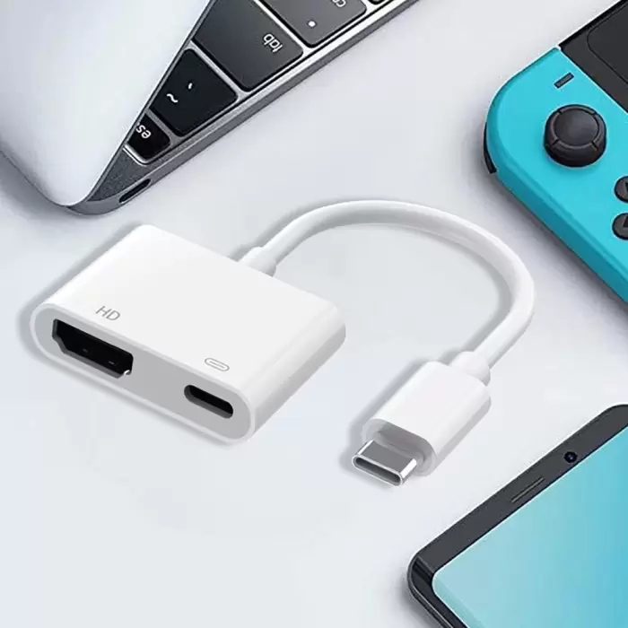 Lopard Type-c To Type-c Pd100w + Hdmı 4k@30hz 2in1 Adaptör
