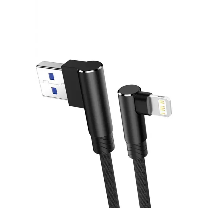 Lopard Usb To Lightning 3m 2.4a Kablo - Siyah