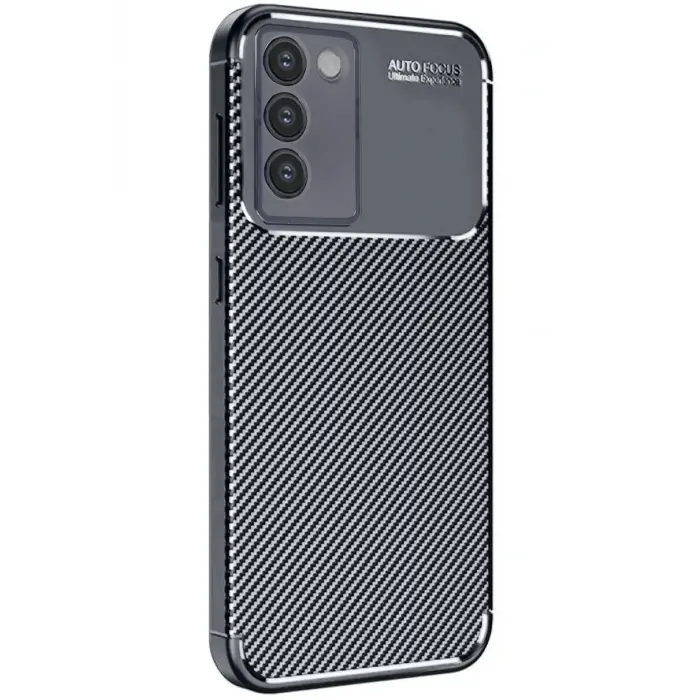 Lopard Vivo V30 Lite 4g Kılıf Auto Focus Karbon Kapak - Siyah