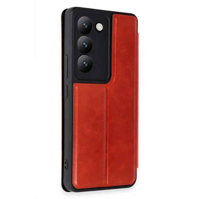 Lopard Vivo V30 Lite 4g Kılıf Flip Cover - Kırmızı