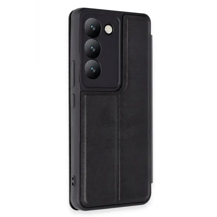 Lopard Vivo V30 Lite 4g Kılıf Flip Cover - Siyah