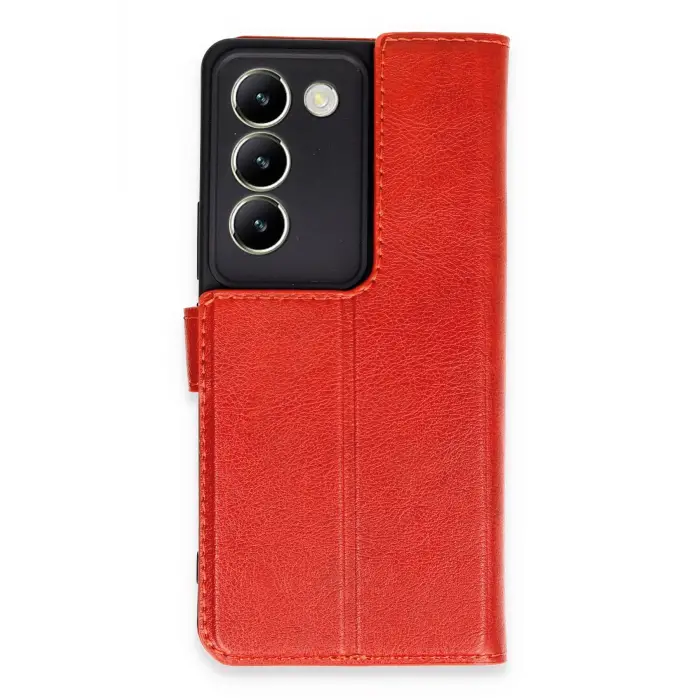 Lopard Vivo V30 Lite 4g Kılıf Trend S Plus Kapaklı Kılıf - Kırmızı