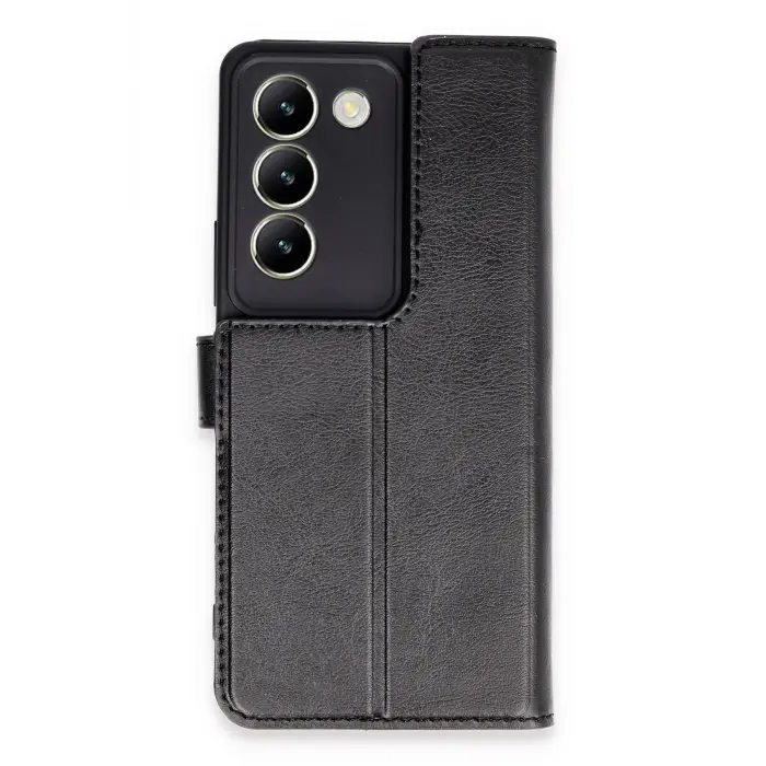 Lopard Vivo V30 Lite 4g Kılıf Trend S Plus Kapaklı Kılıf - Siyah